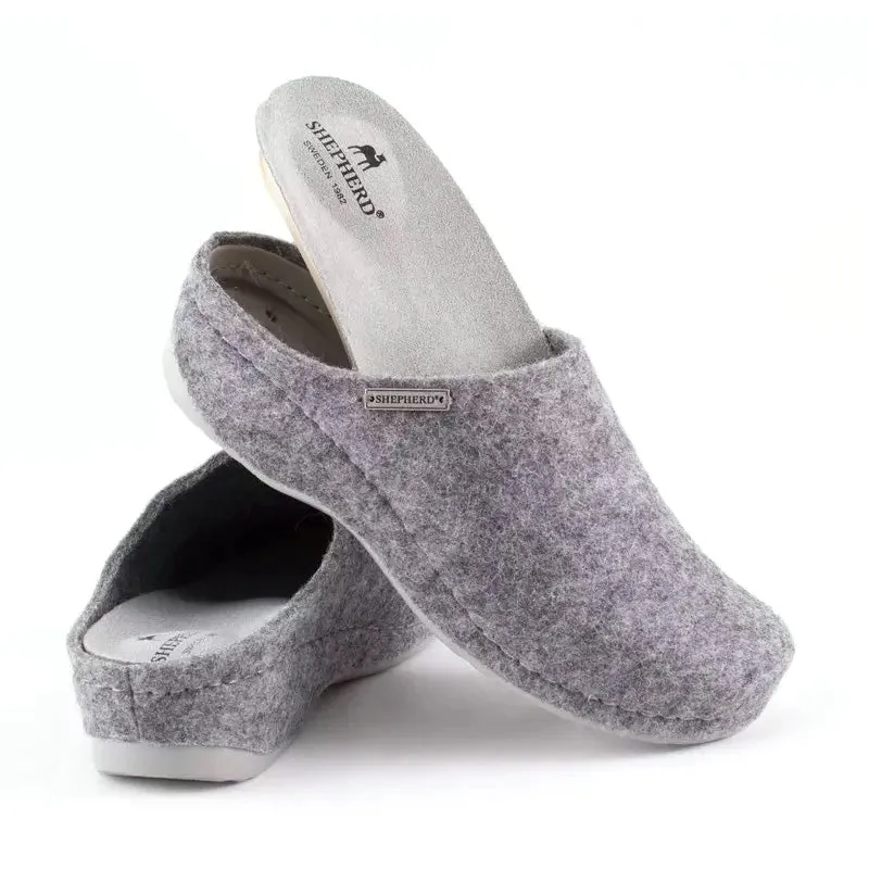 Shepherd Wool Mule Slipper - Style: Gitte  37-5052 - Grey