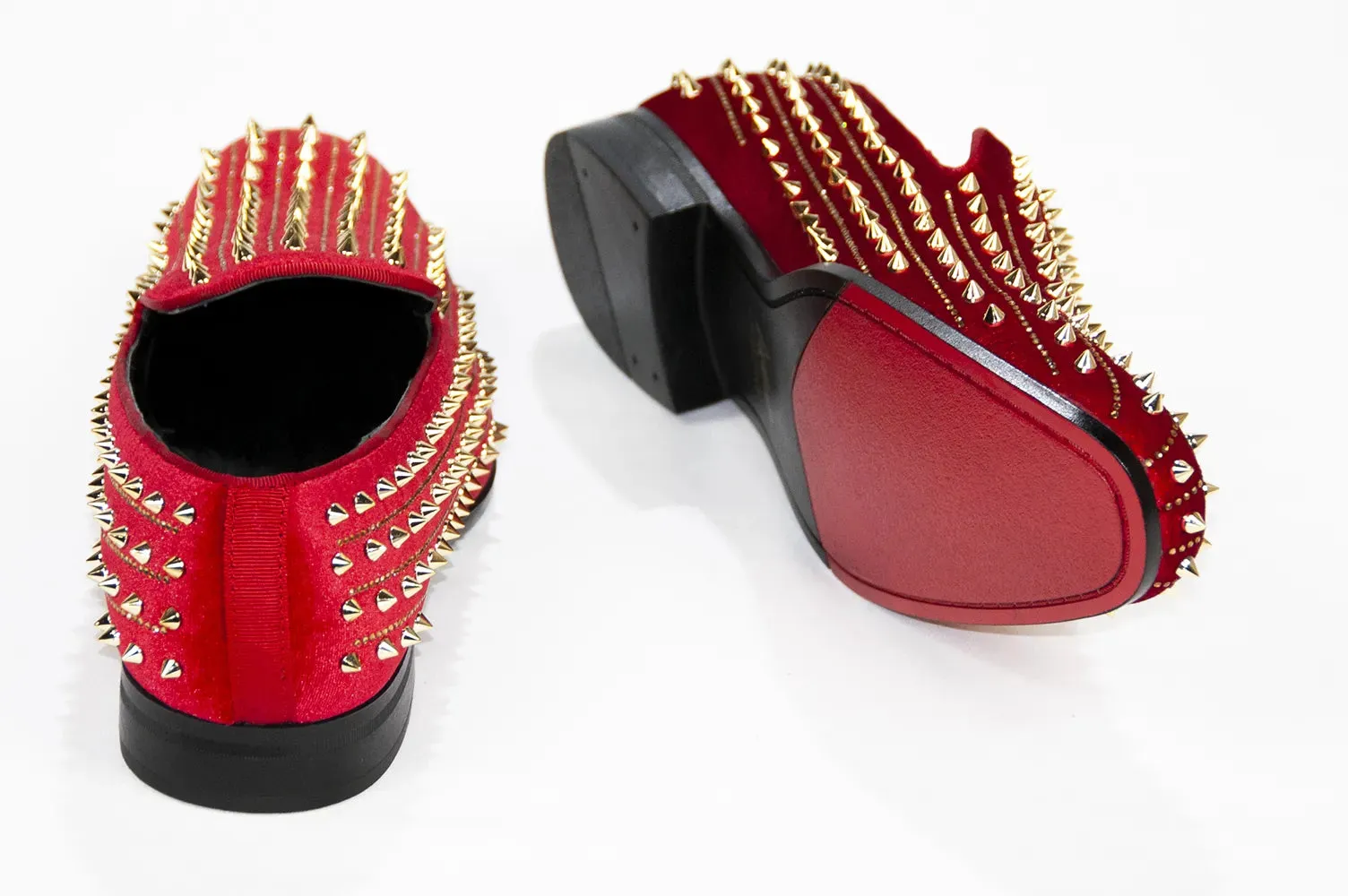 Studded Smoking Loafers