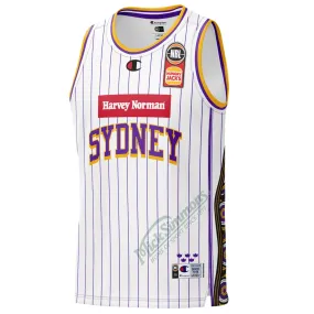 Sydney Kings 2023/24 Authentic Crew Neck Mens Away Jersey NBL Basketball by Champion