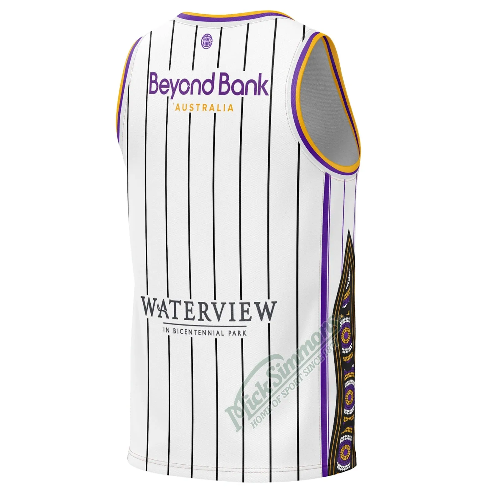 Sydney Kings 2023/24 Authentic Crew Neck Mens Away Jersey NBL Basketball by Champion