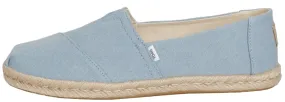 Toms Alpargata Rope Washed Denim Womens Espadrilles Shoes