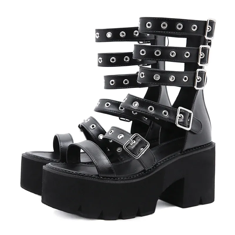USS Shoes Maitte Women's Gothic Style Platform Sandal