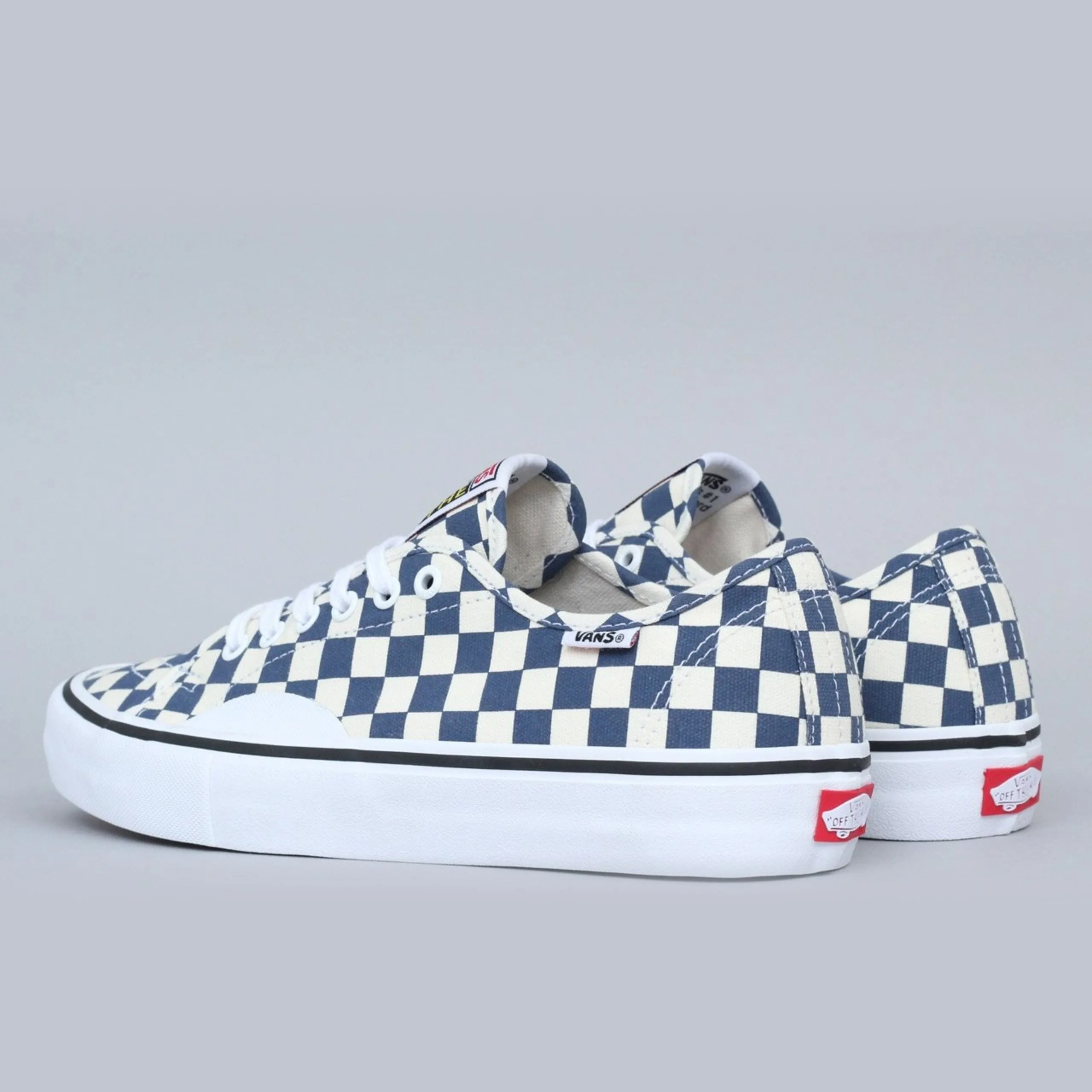 Vans AV Classic Pro Shoes (Checkerboard) Dark Denim