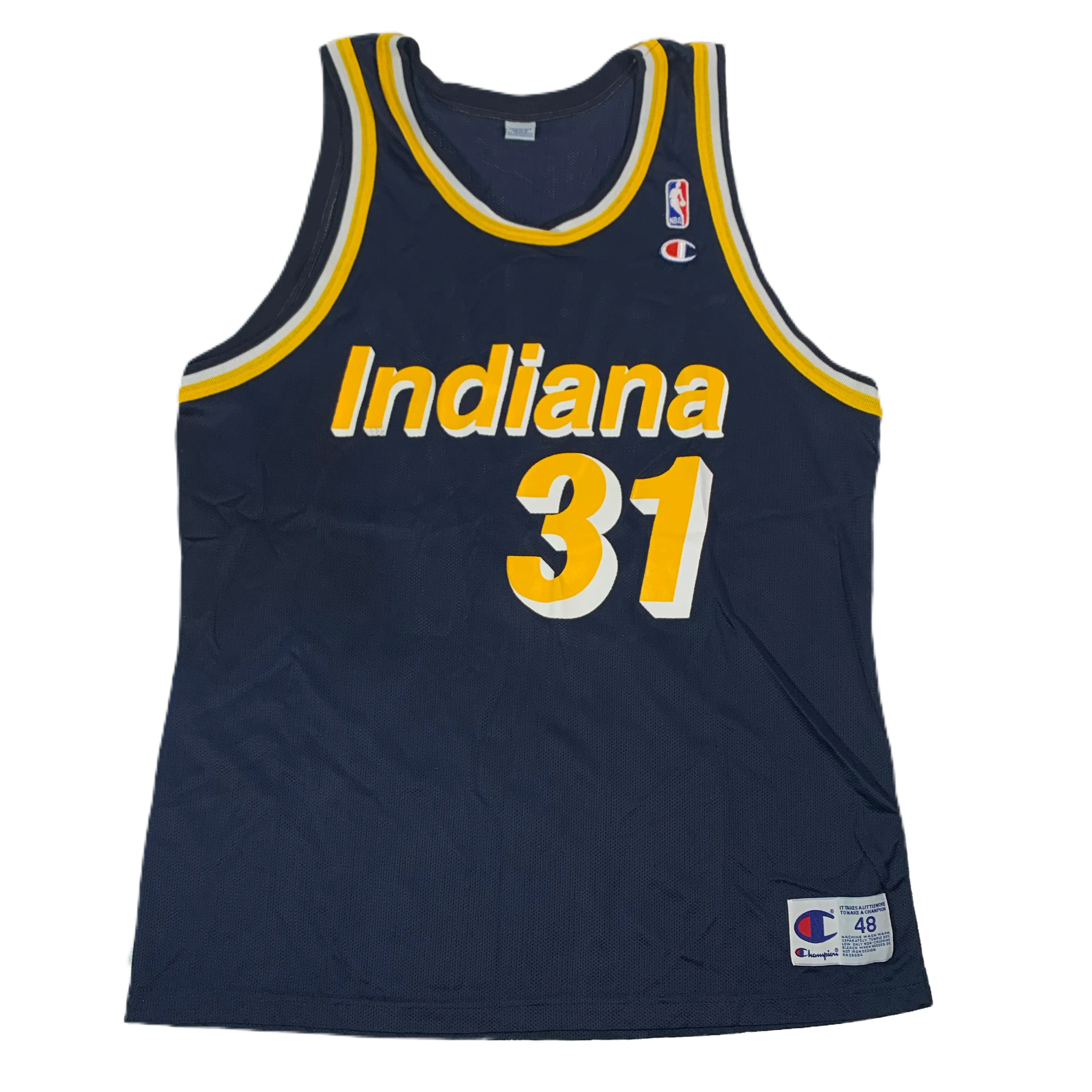 Vintage Champion Reggie Miller “Indiana Pacers” Basketball Jersey