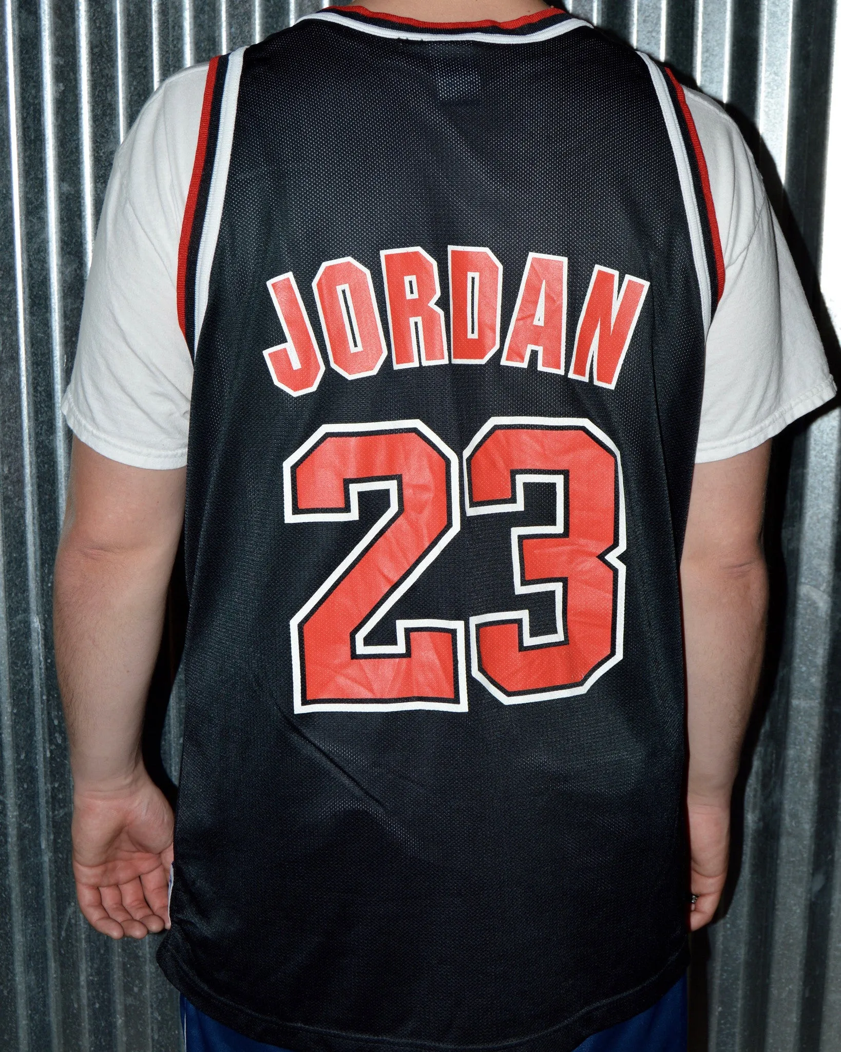Vintage Michael Jordan Bulls Champion Basketball Jersey sz XL (48)