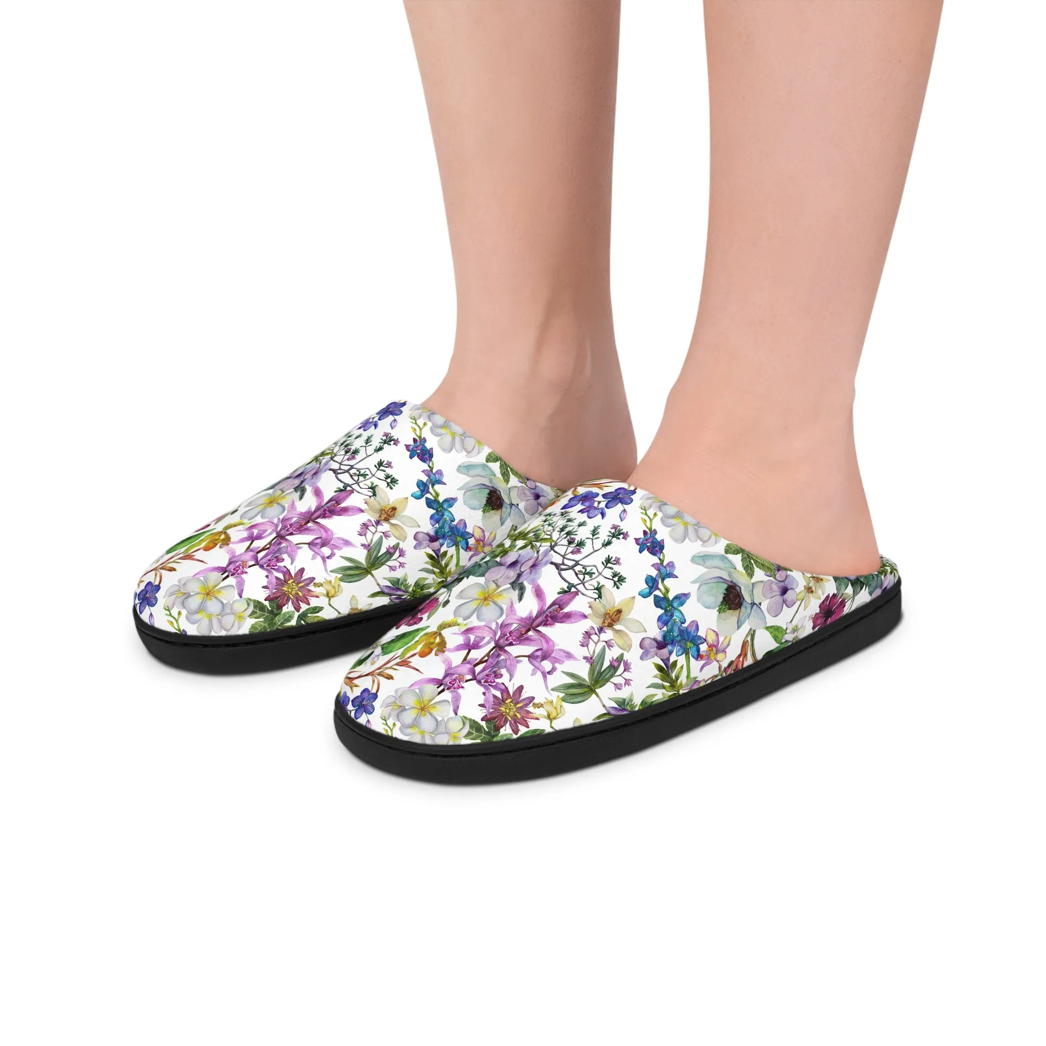 Women's Indoor Slippers - Orchid Light Botanicals Collection